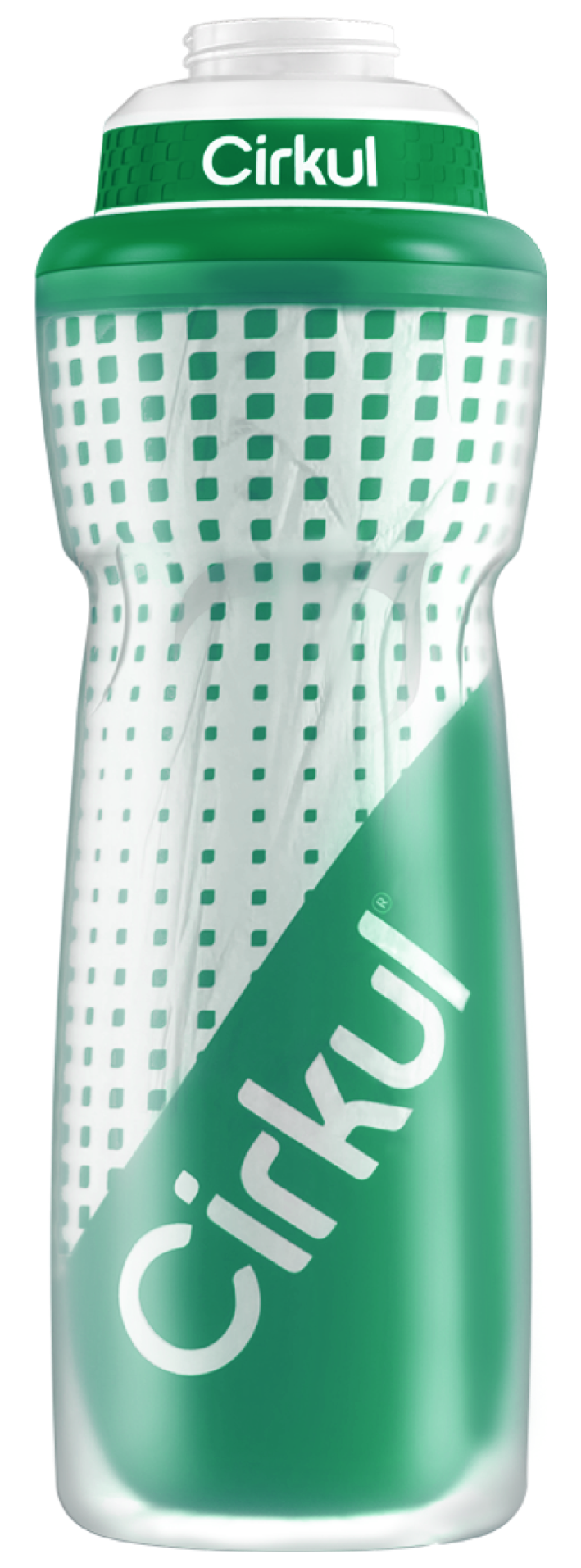 32oz. Insulated Squeeze Plastic Bottle & Sport Lid